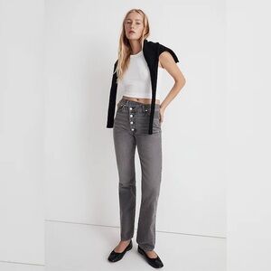 Madewell The '90s Straight Jean Cross Tab 28